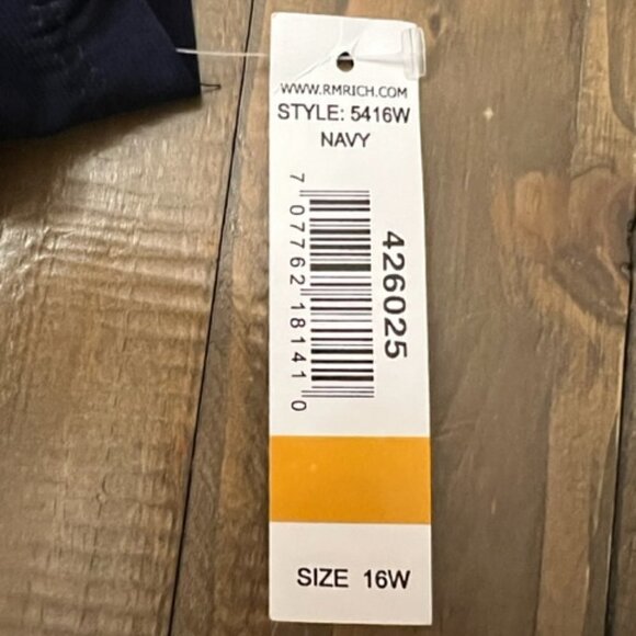 r&m Richards Woman Blue Floral A-Line Dress - Picture 5 of 7